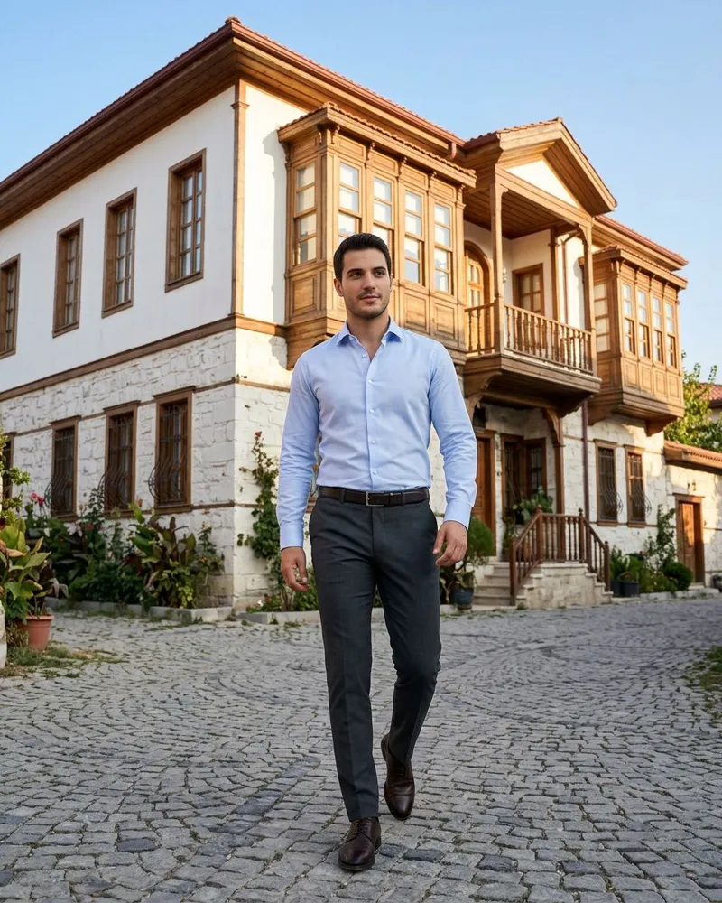 Antrasit Gri Slim Pantolon - Beyefendi Çorum
